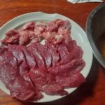 鹿の焼肉 おろしポン酢