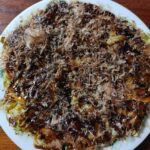 イノシシ油かす お好み焼き